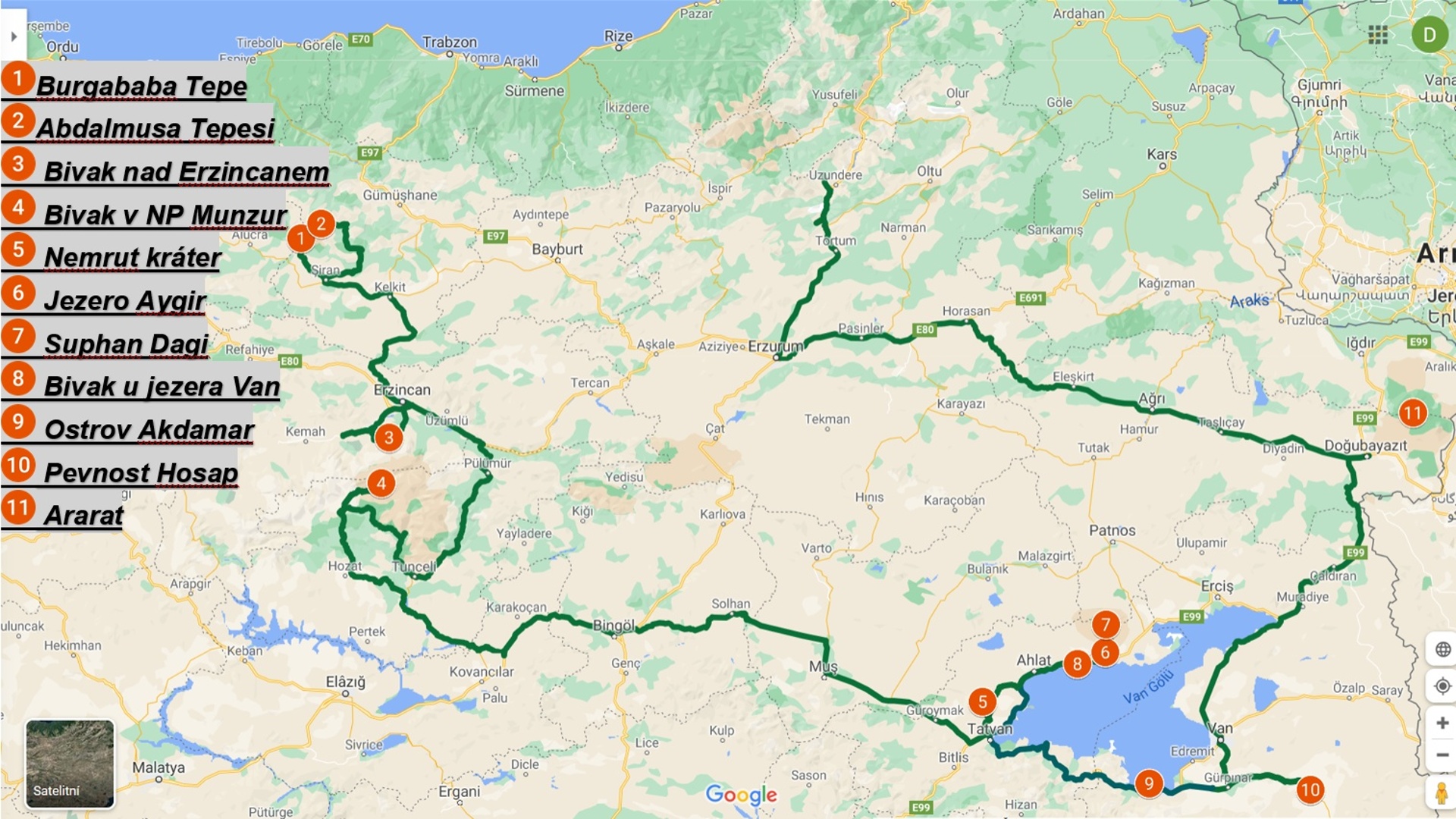 Mapa Turecko vychod1