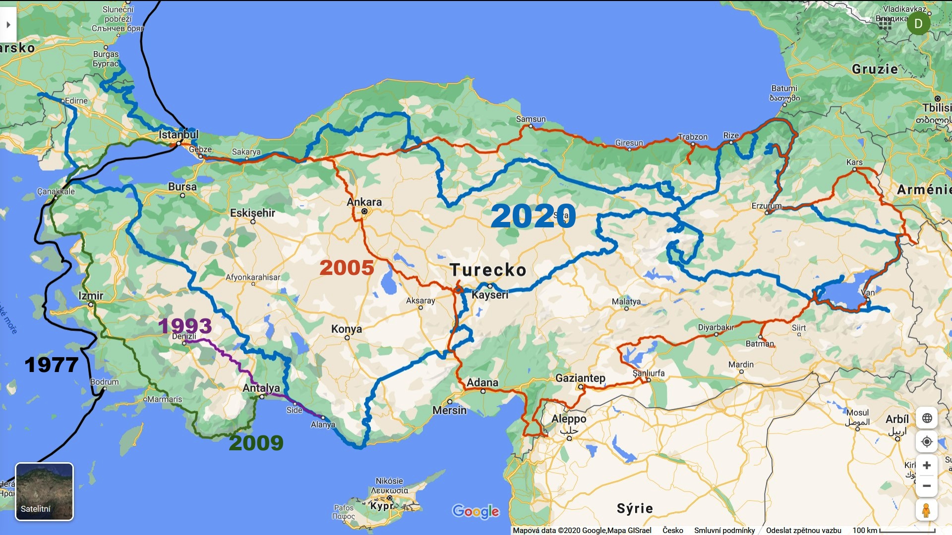 wwwVsechny trasy Turecko s Pavlem
